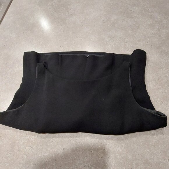 DONNA MORGAN 100% Polyester Black Sleeveless Lined Blouse w/Back Zipper Sz 14 - Picture 9 of 10